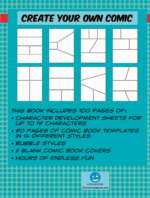 rear cover blank comic book